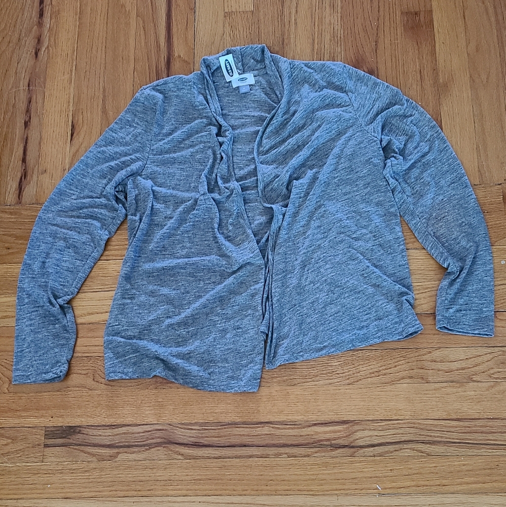 Old Navy Gray open faced cardigan Size M